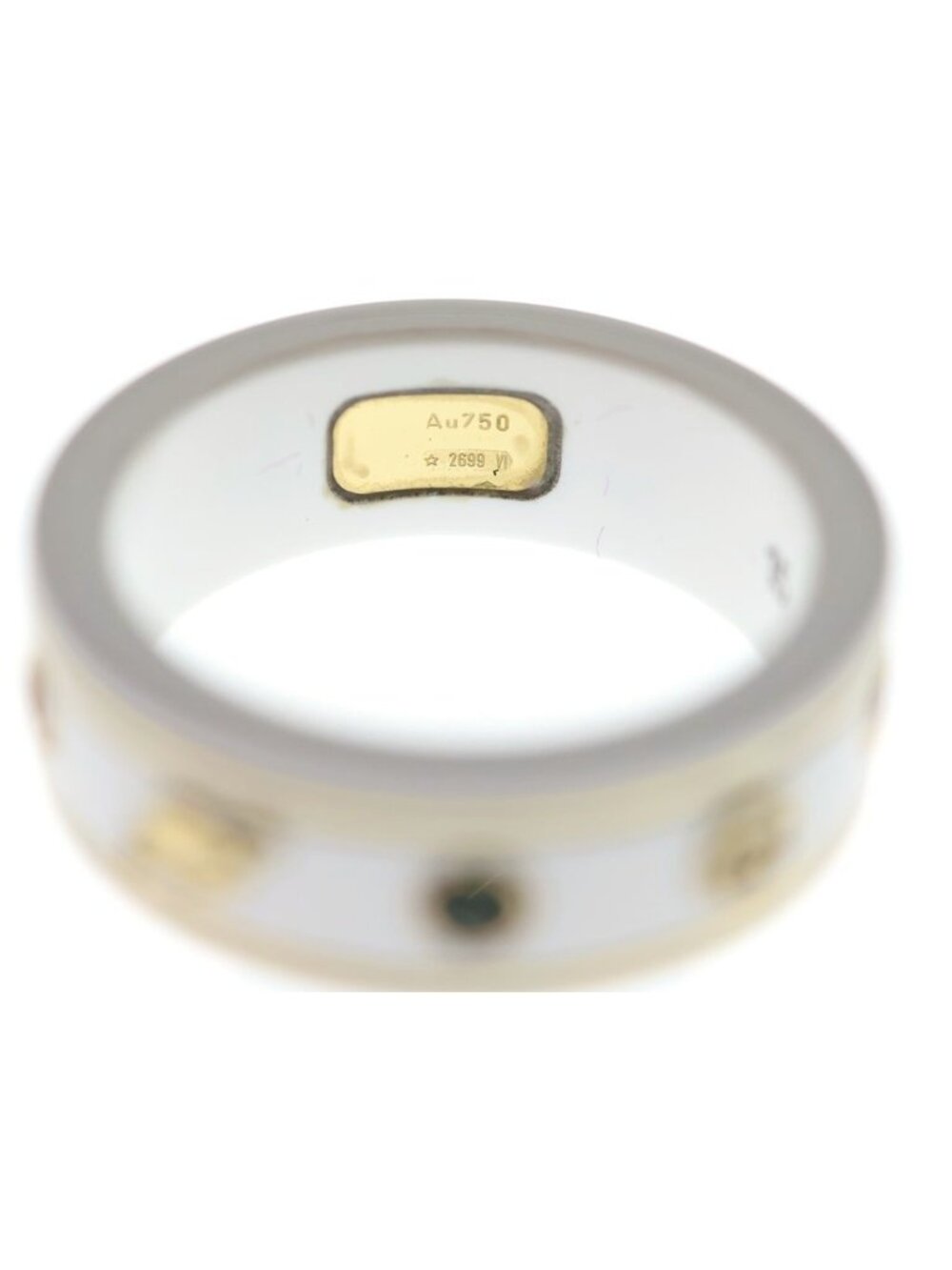 Gucci Gemstone Icon Ring White Ceramic - Picture 6 of 7